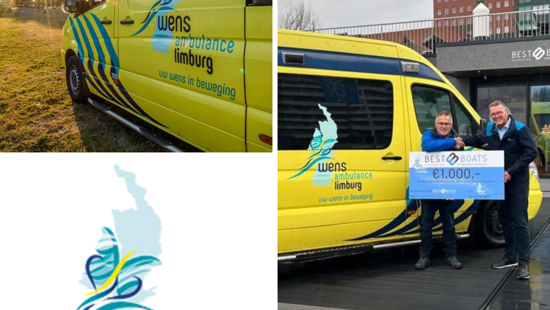Bestboats doneert aan Wensambulance Limburg